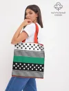 Шоппер база / Полосатый звездный узор
