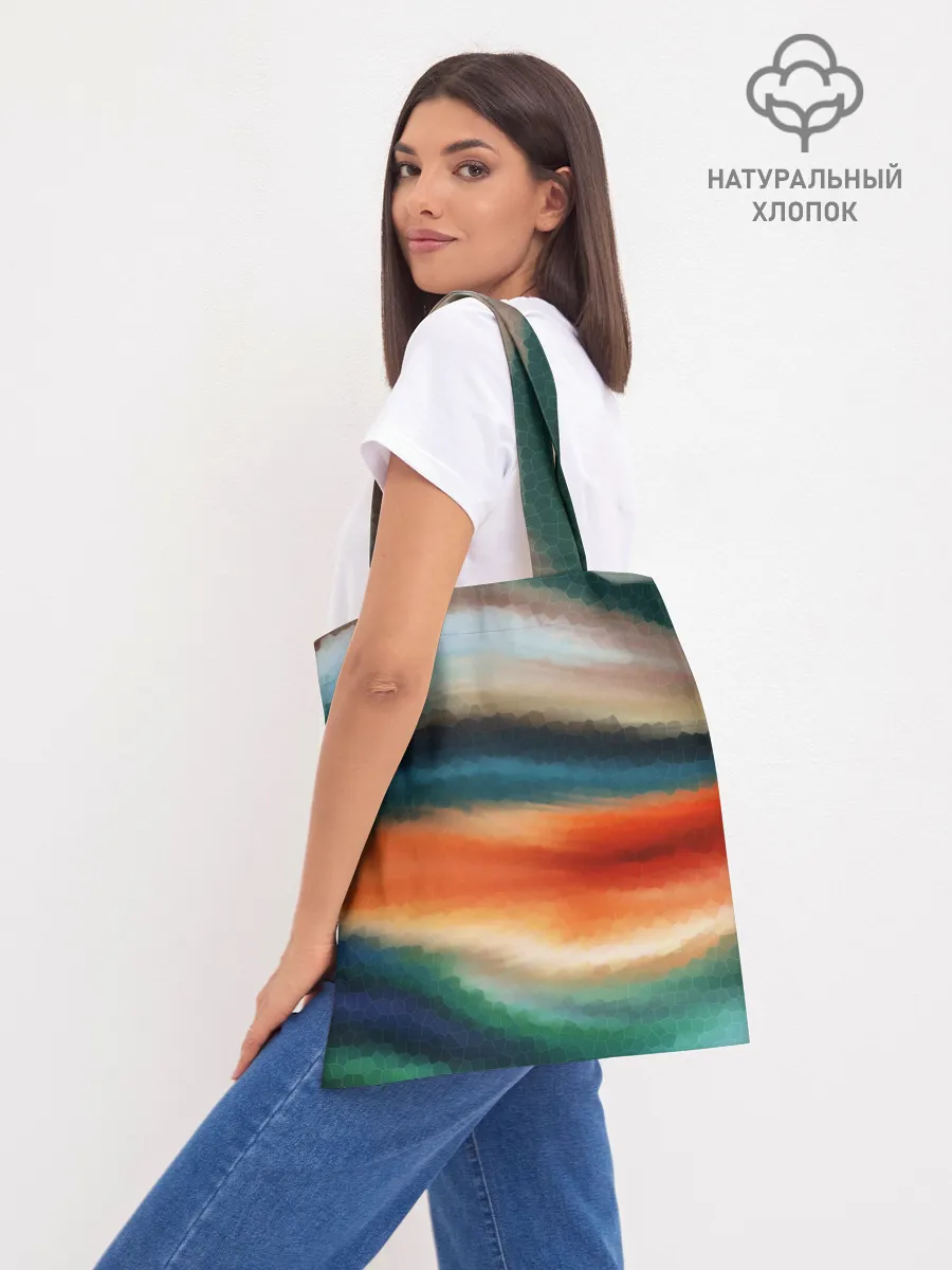 Шоппер база / Мозаичный абстрактный узор