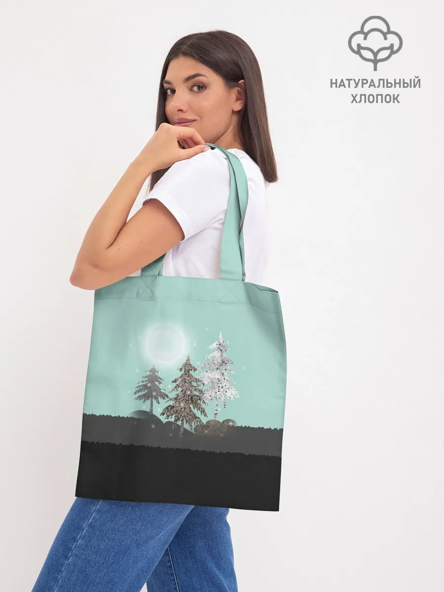 Шоппер база / Лес. Мозаичный узор