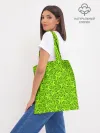 Шоппер база / Неоновый цветочный узор