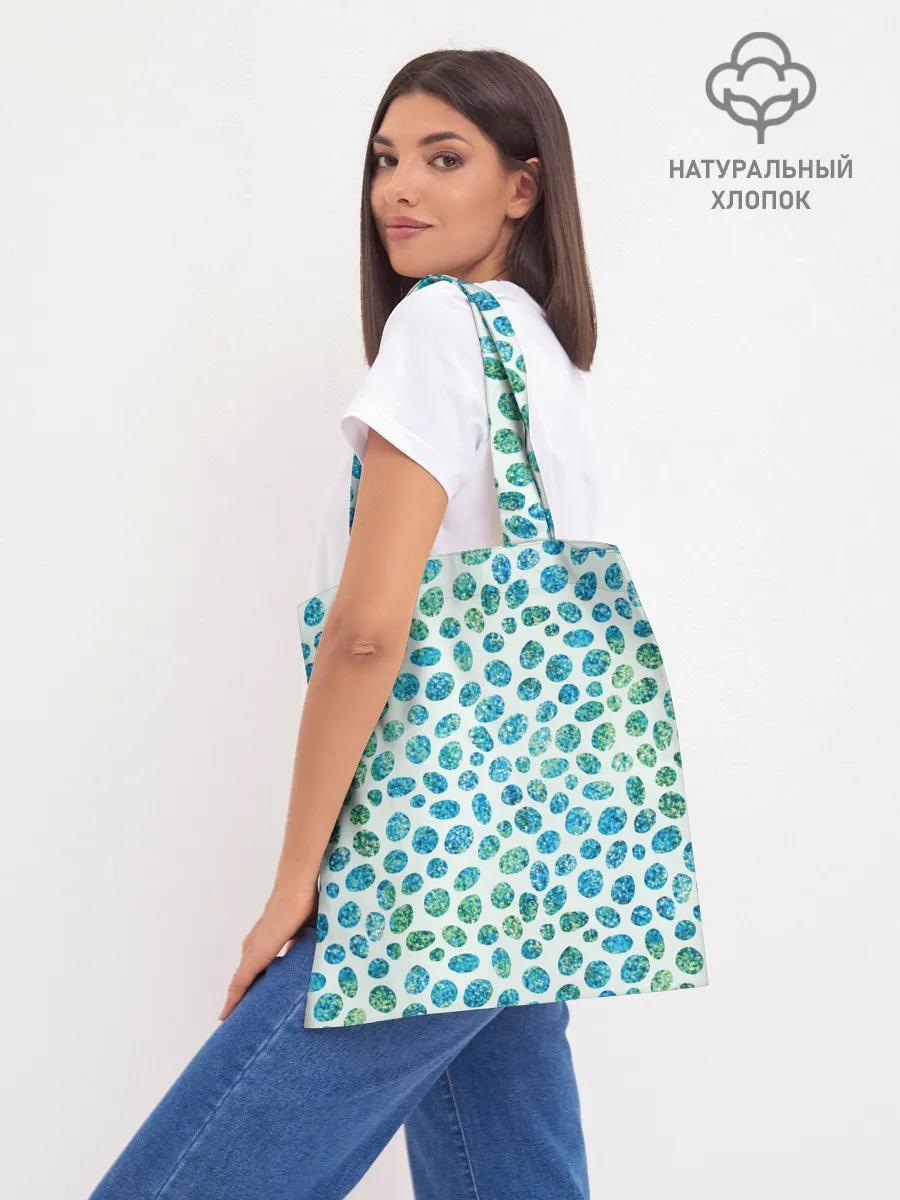 Шоппер база / Драгоценные зеленые камешки