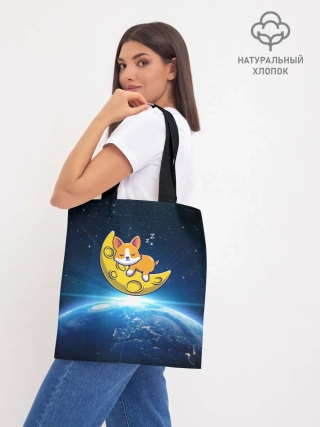 Шоппер база / Лунный корги | Space Corgi