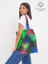 Шоппер база / Разноцветный геометрический уз