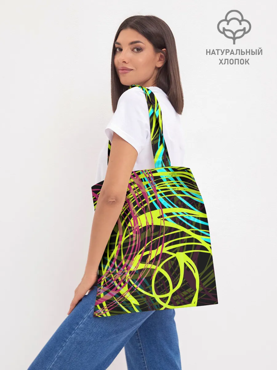 Шоппер база / Разноцветные спирали