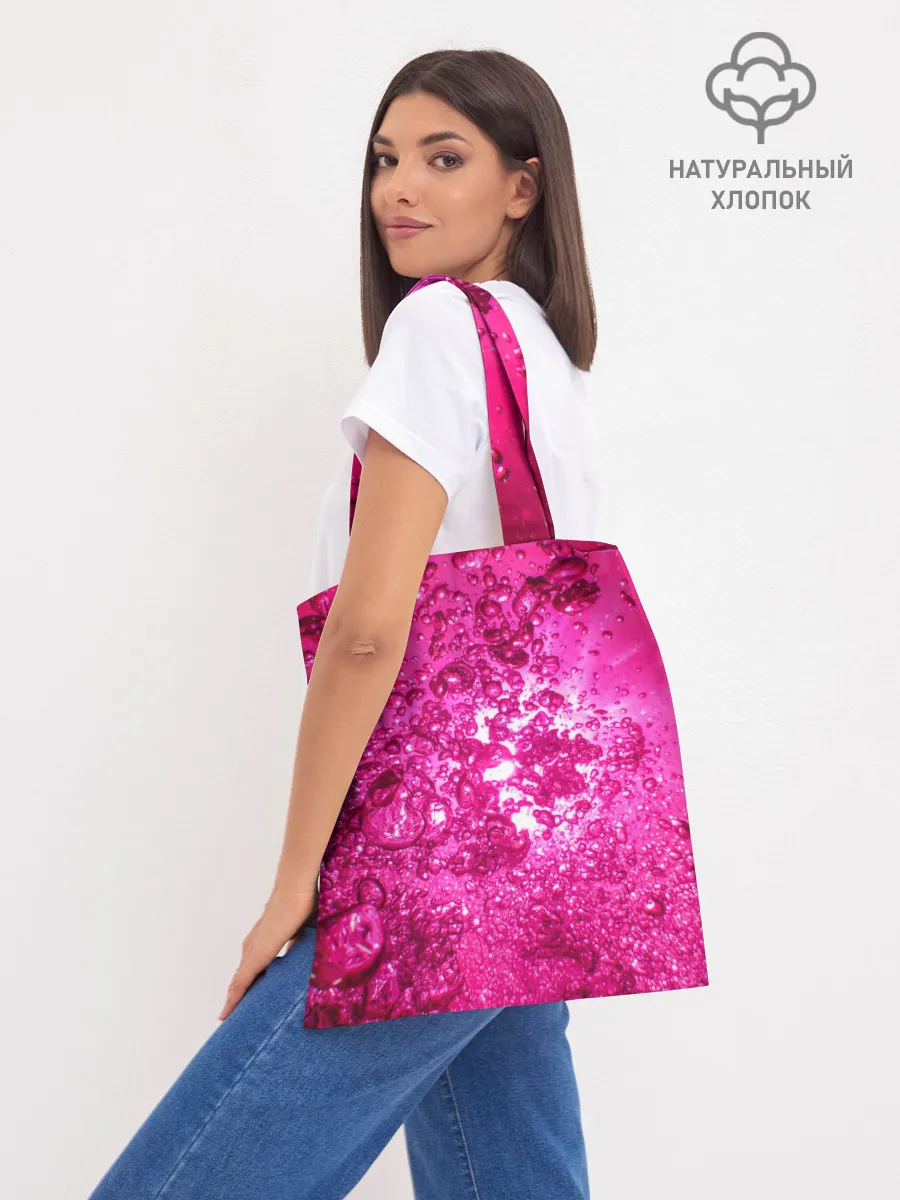 Шоппер база / Розовые Пузырьки