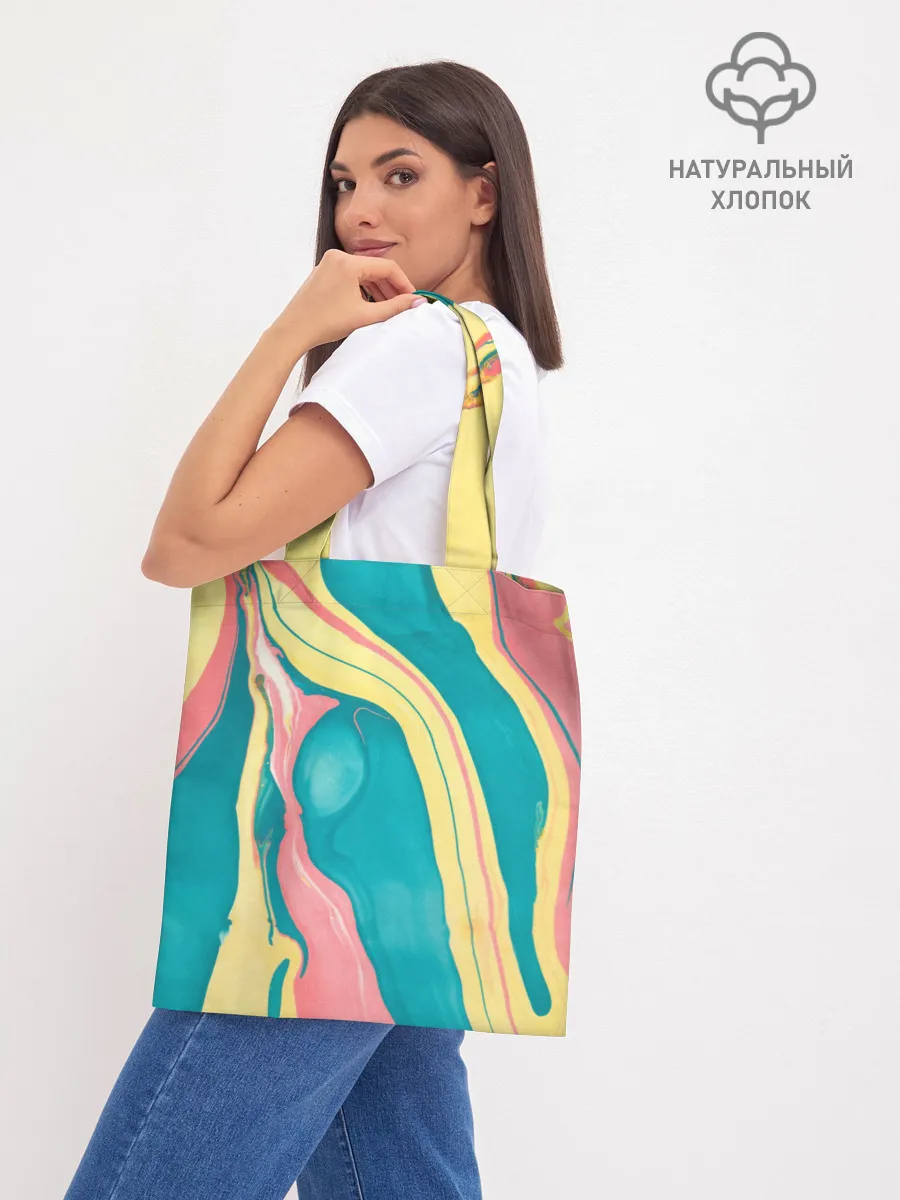 Шоппер база / осенний красочный развод