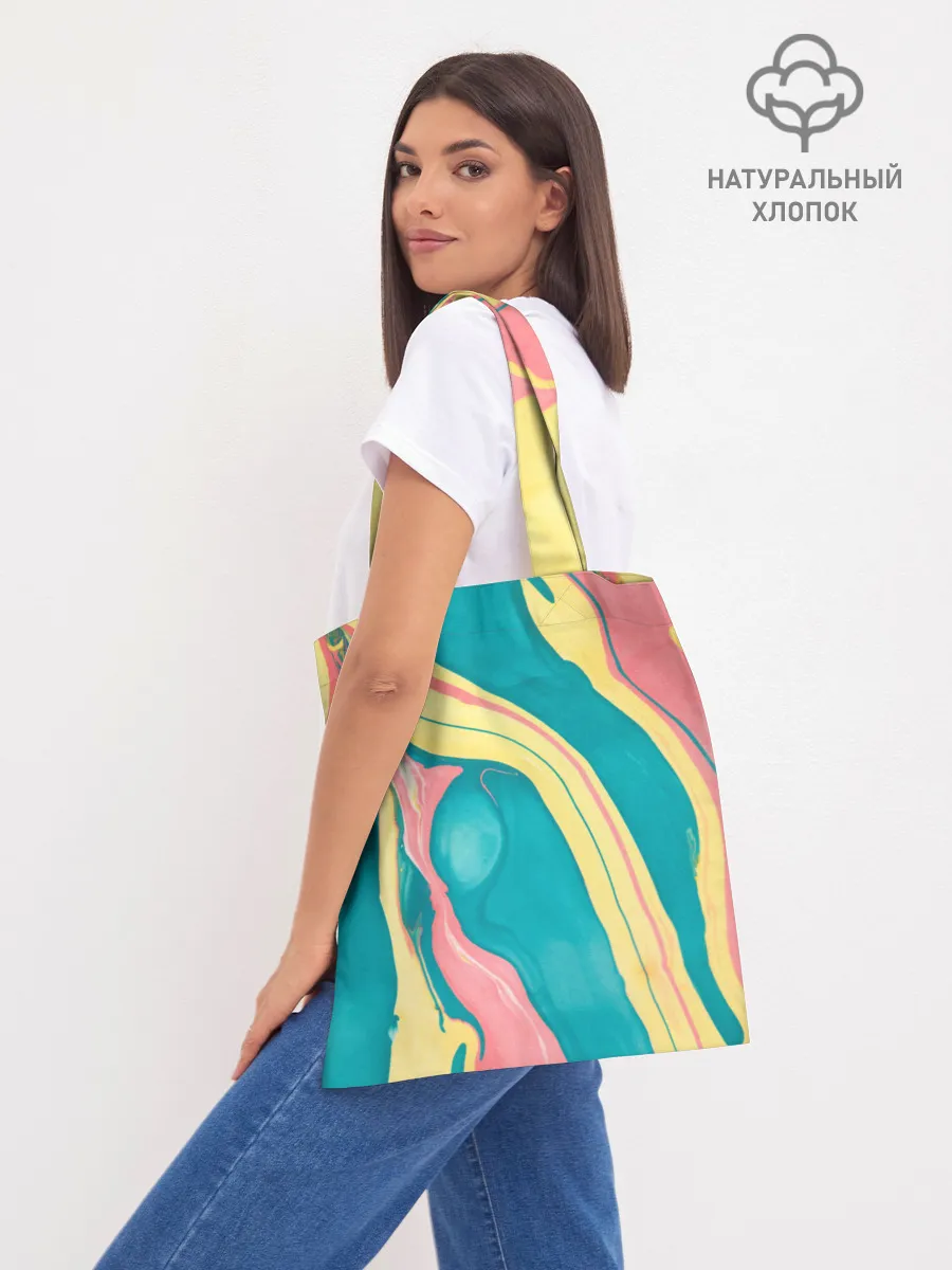 Шоппер база / осенний красочный развод