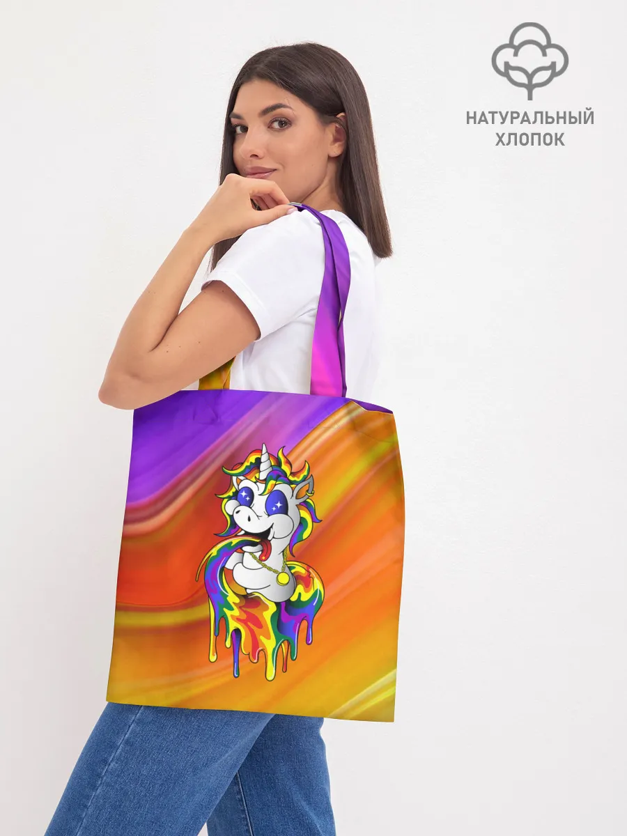Шоппер база / Единорог | Unicorn | Rainbow