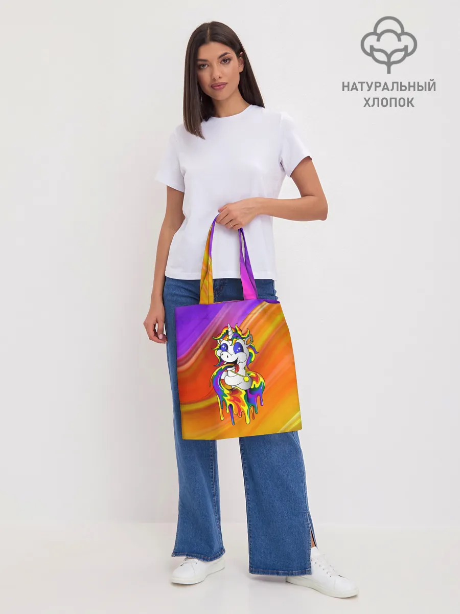 Шоппер база / Единорог | Unicorn | Rainbow