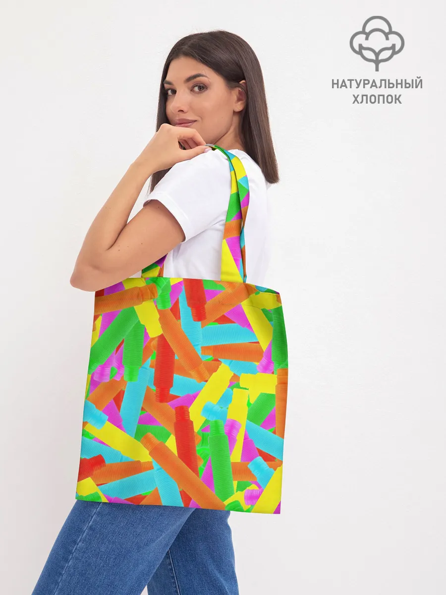 Шоппер база / Фон Цветные трубки Pop Tubes, Поп тубус