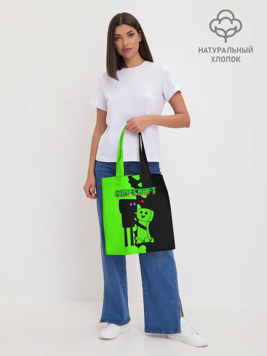 Шоппер база / Любовь Эндермена и Крипера Майнкрафт