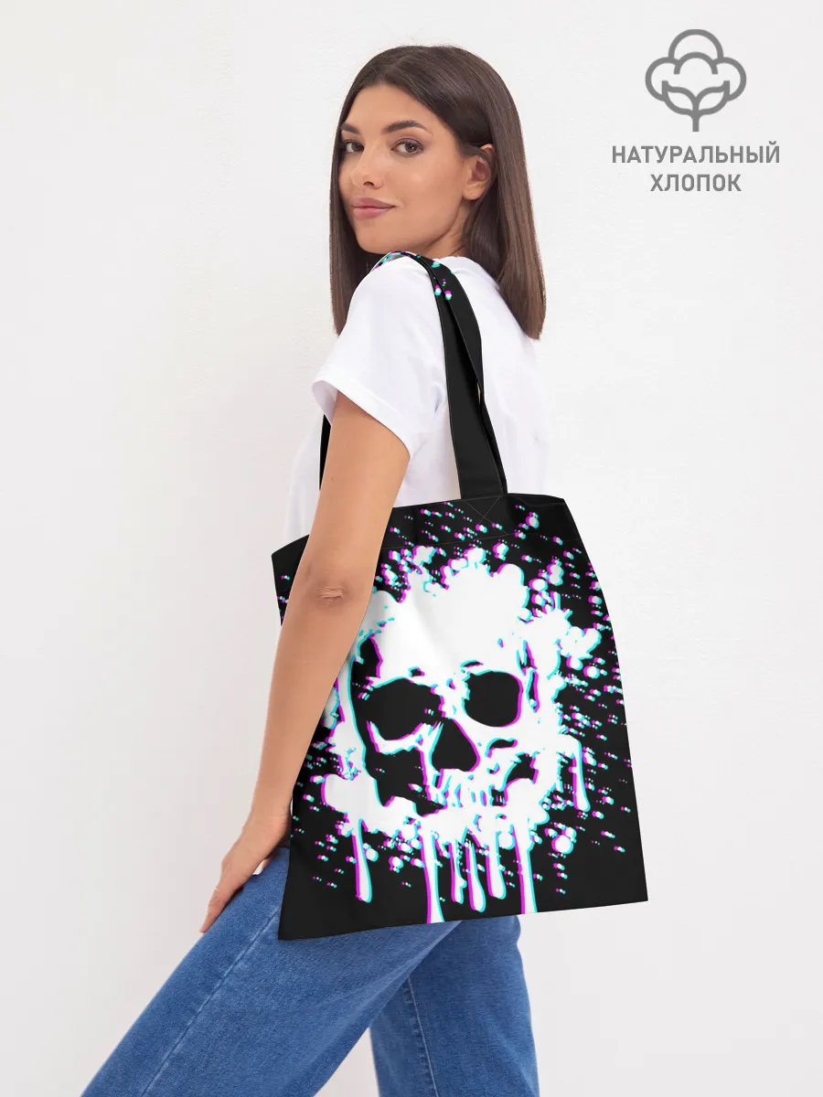 Шоппер база / Мерцающий череп