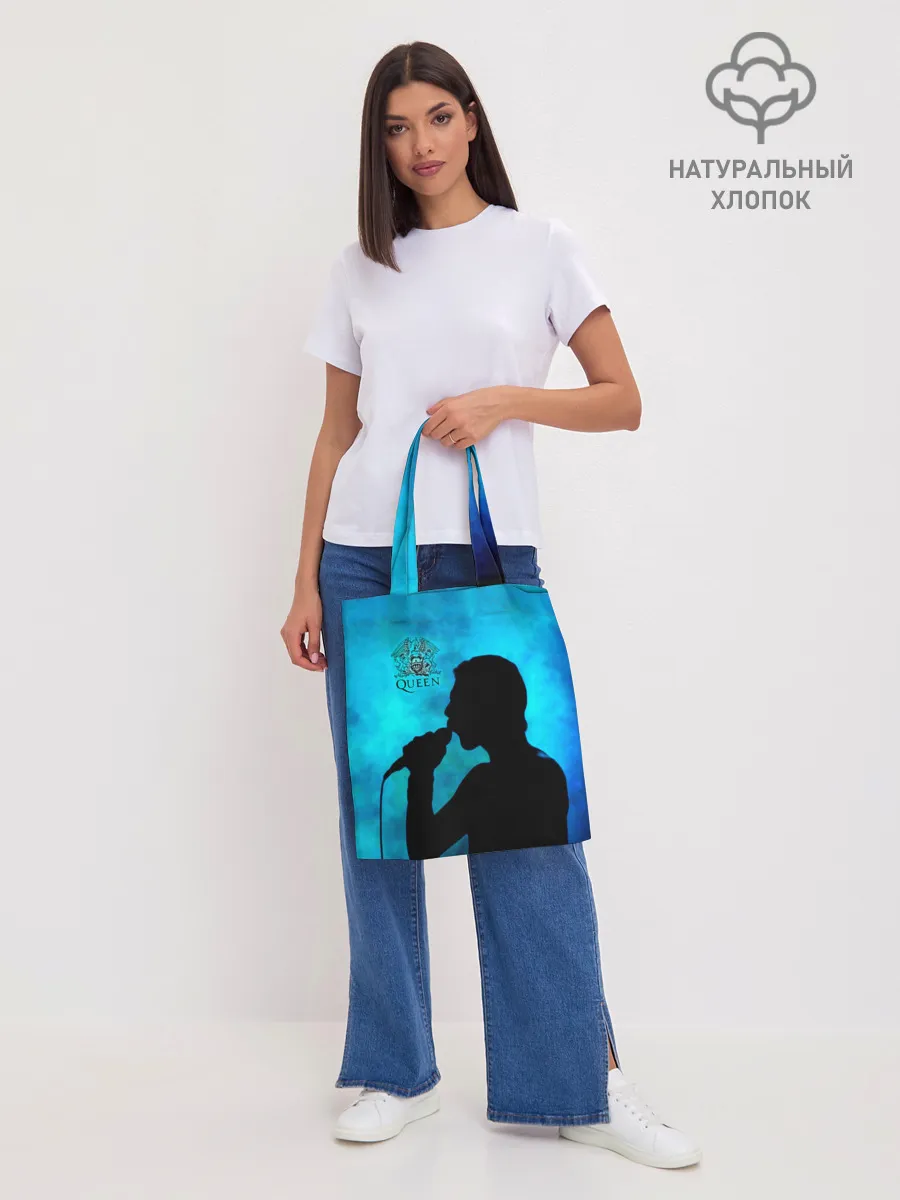 Шоппер база / Силуэт Фредди Меркьюри группа Queen