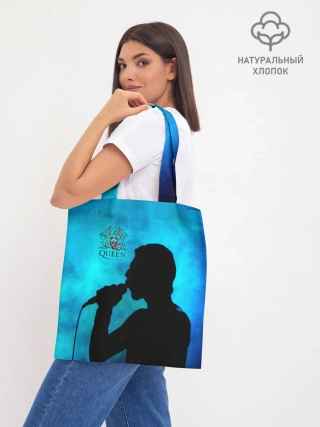 Шоппер база / Силуэт Фредди Меркьюри группа Queen