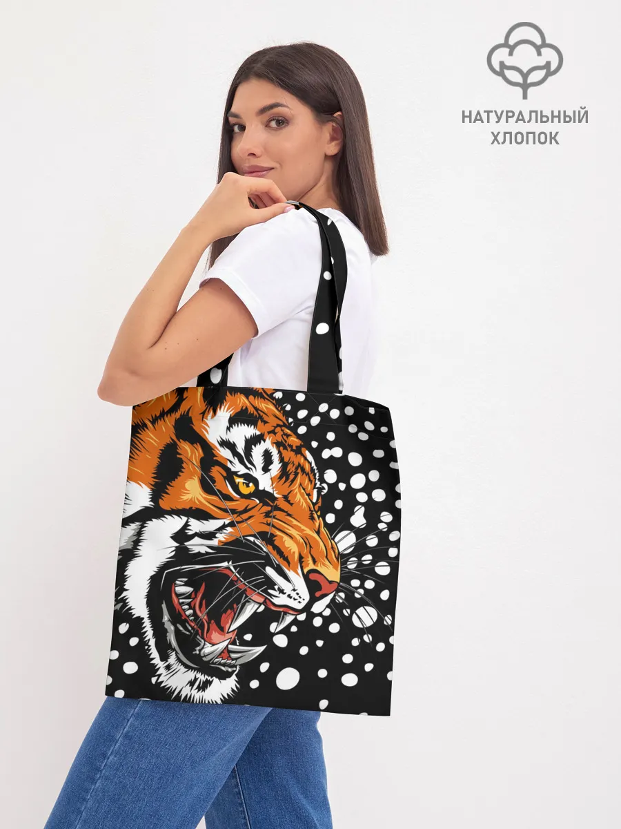 Шоппер база / Амурский тигр и снегопад