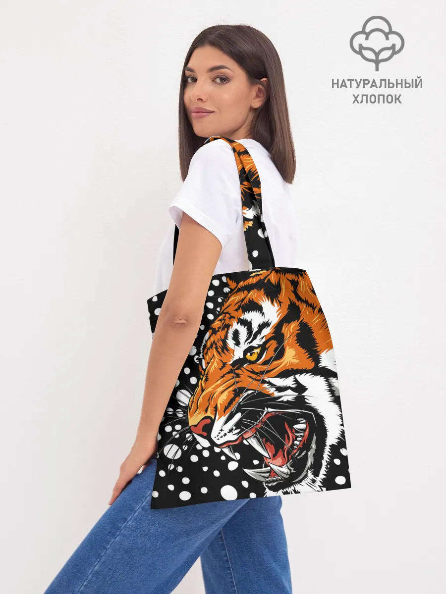 Шоппер база / Амурский тигр и снегопад