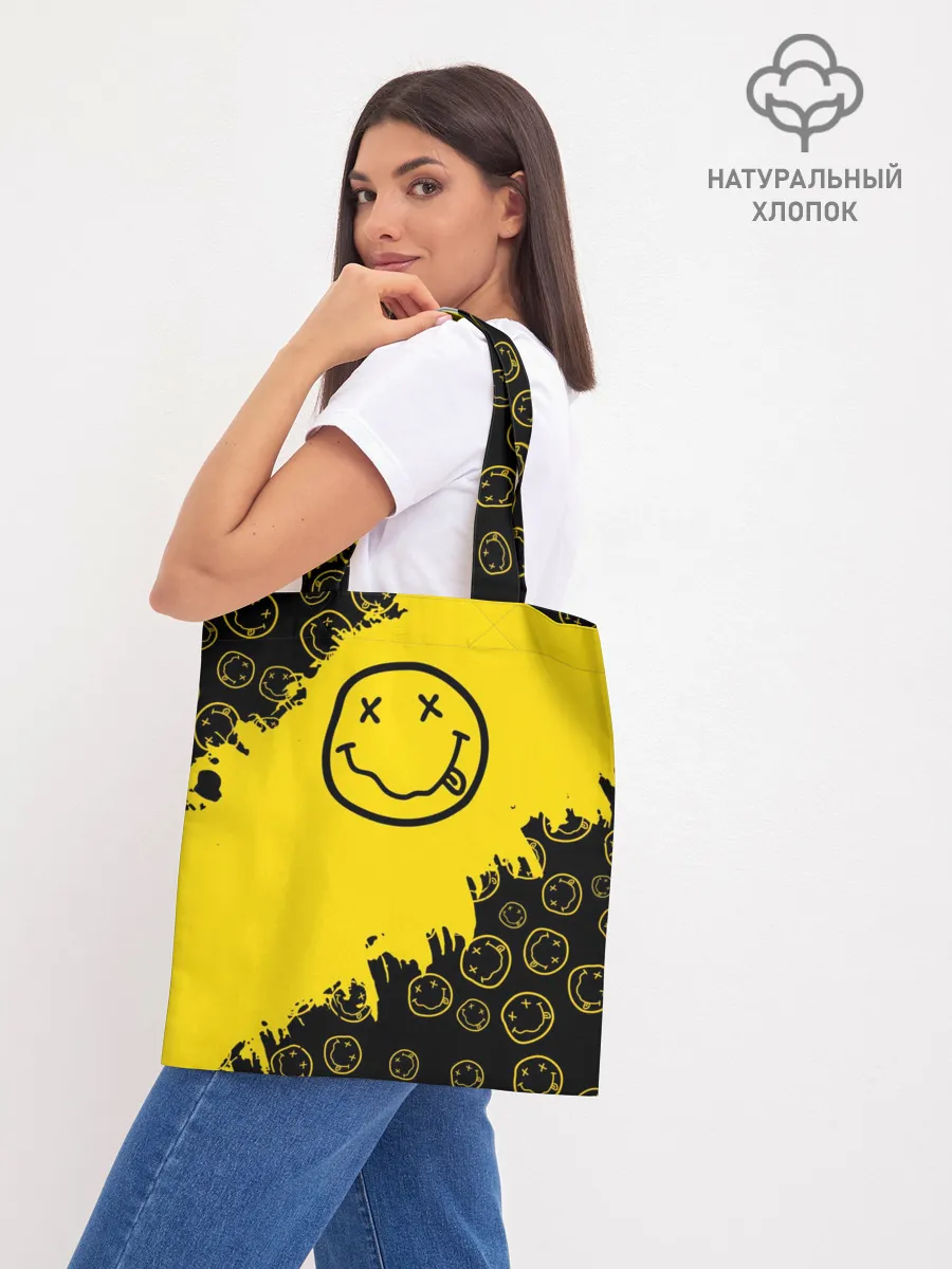 Шоппер база / Nirvana Smile | Нирвана Рваный Паттерн