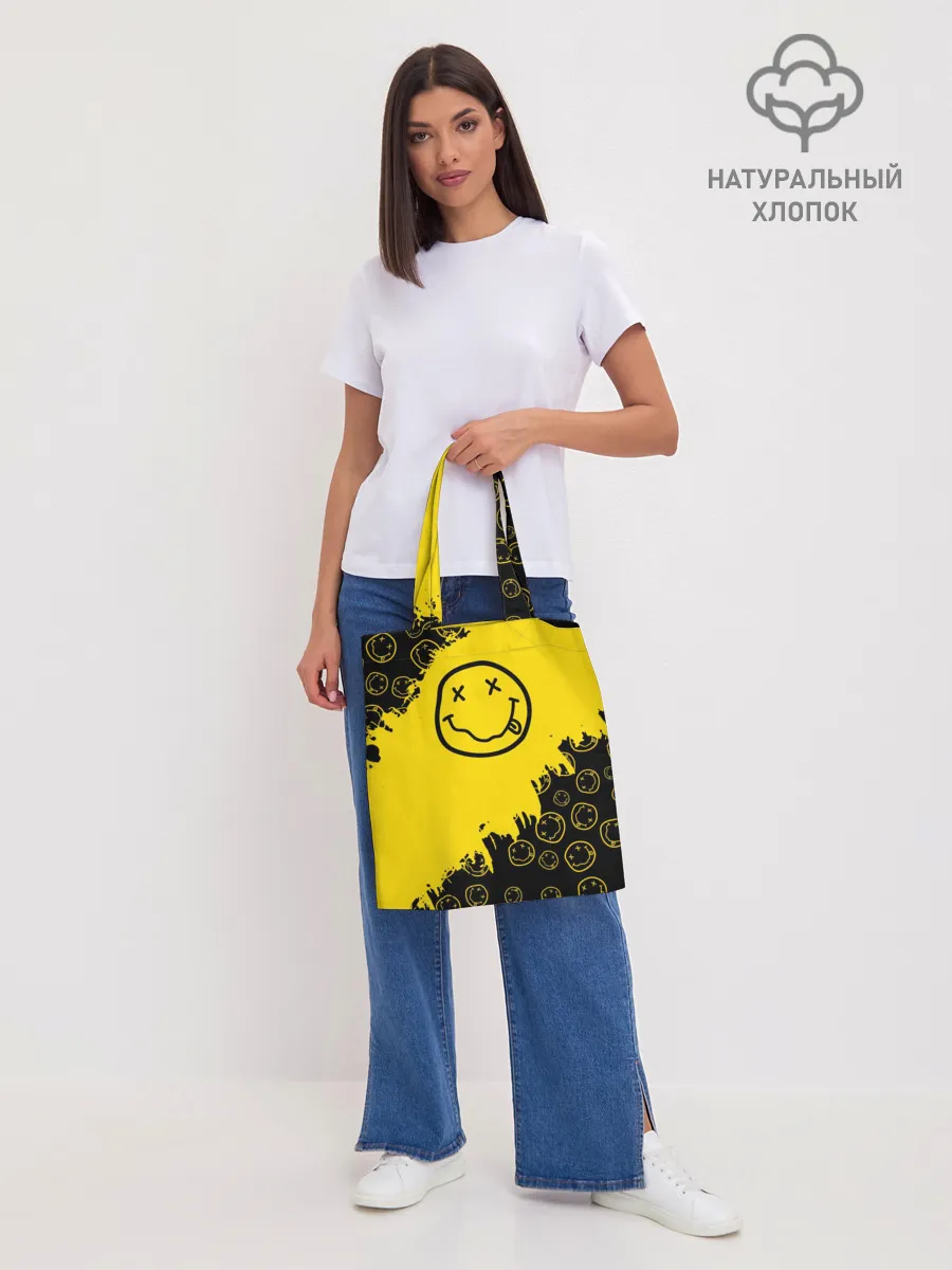 Шоппер база / Nirvana Smile | Нирвана Рваный Паттерн