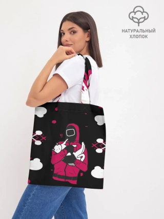 Шоппер база / Игра в кальмара x Кот,