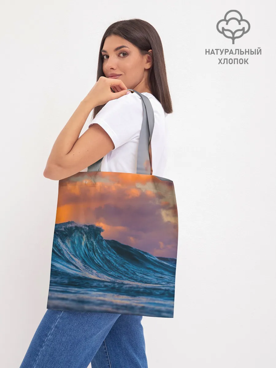 Шоппер база / Закат над волной