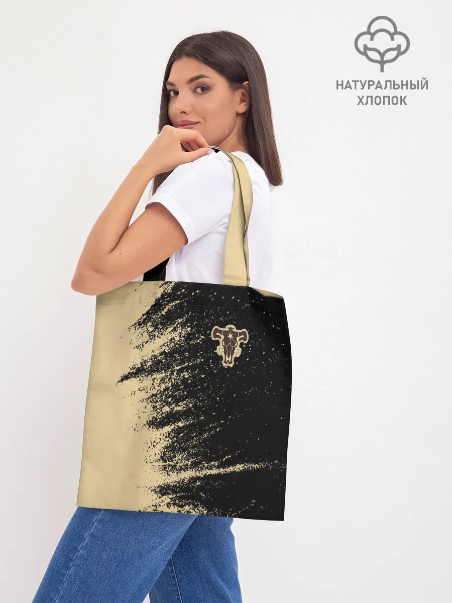 Шоппер база / Black clover bull.