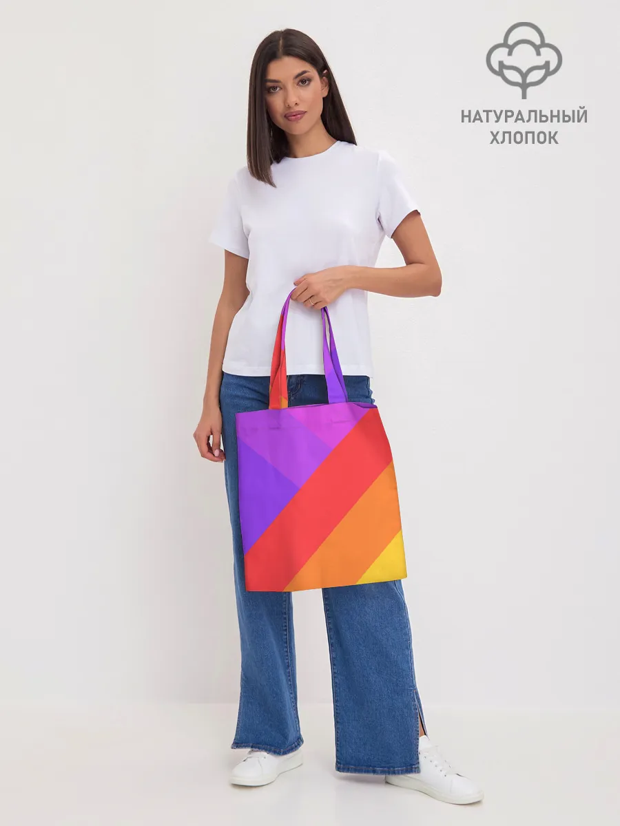 Шоппер база / РАДУЖНАЯ ГЕОМЕТРИЯ / RAINBOW GEOMETRY