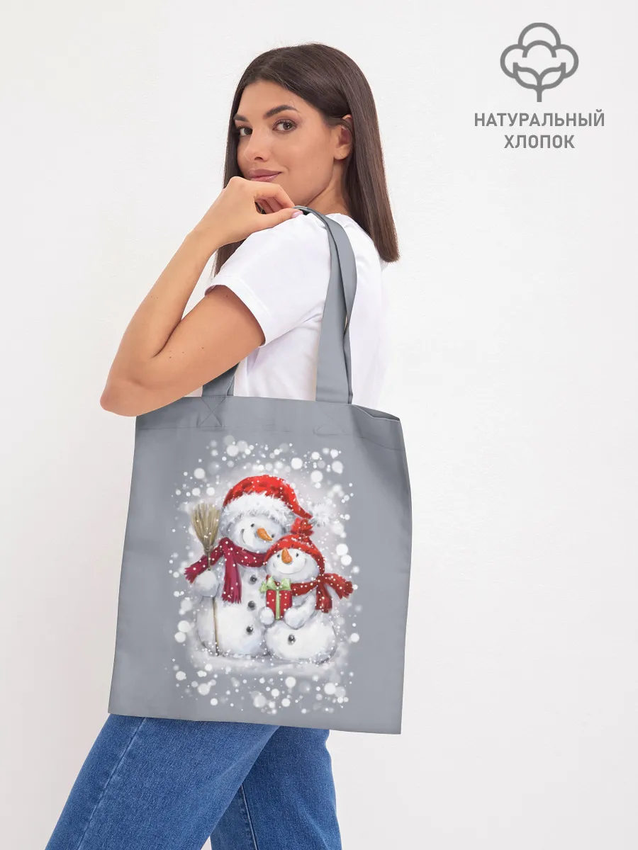 Шоппер база / Два снеговика