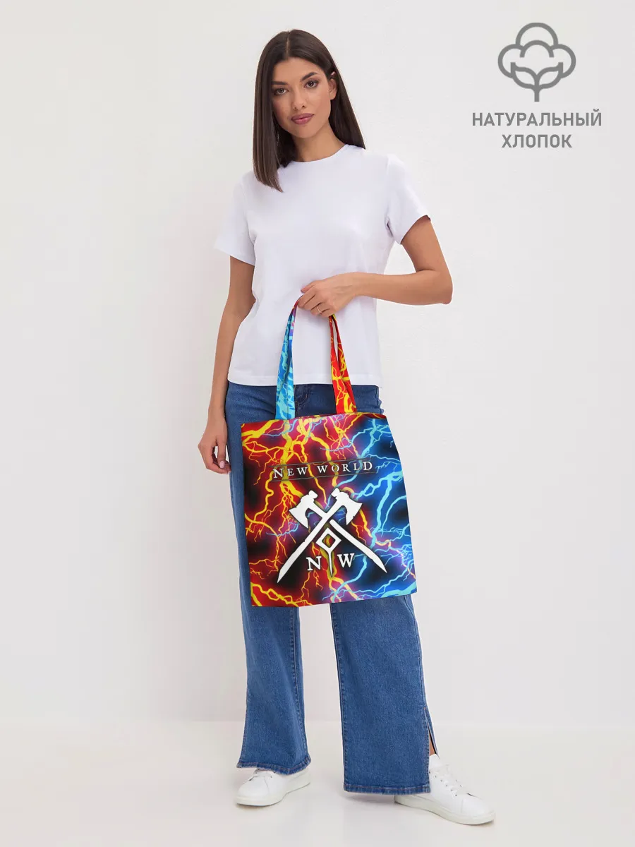 Шоппер база / NEW WORLD / НЬЮ ВОРЛД / МОЛНИИ