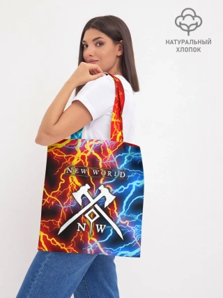 Шоппер база / NEW WORLD / НЬЮ ВОРЛД / МОЛНИИ