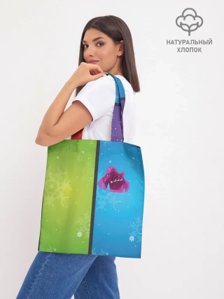 Шоппер база / Цветное рождество Snowflake
