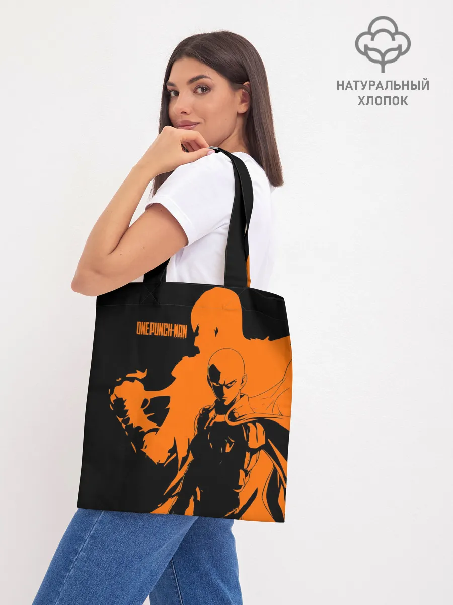 Шоппер база / Сайтама образ в силуэте One Punch-Man