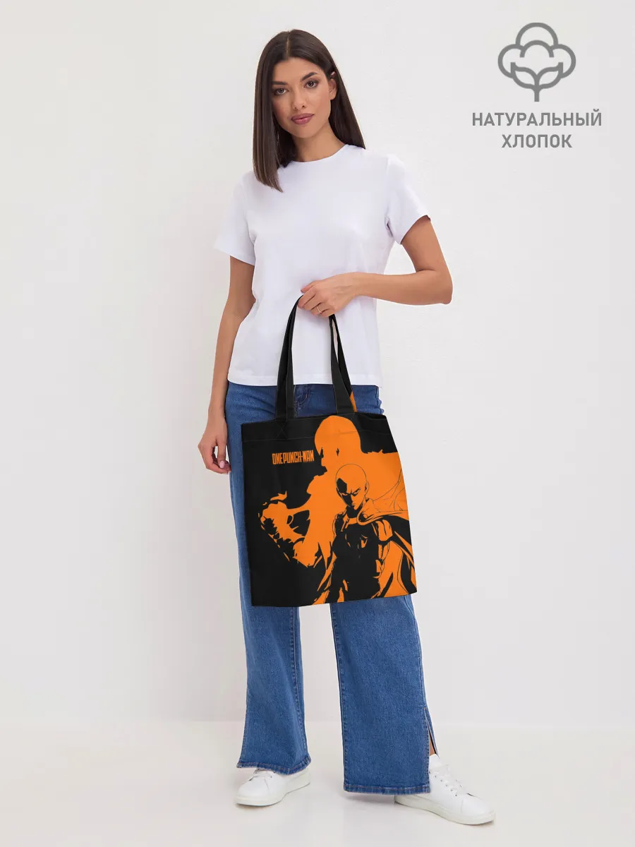 Шоппер база / Сайтама образ в силуэте One Punch-Man