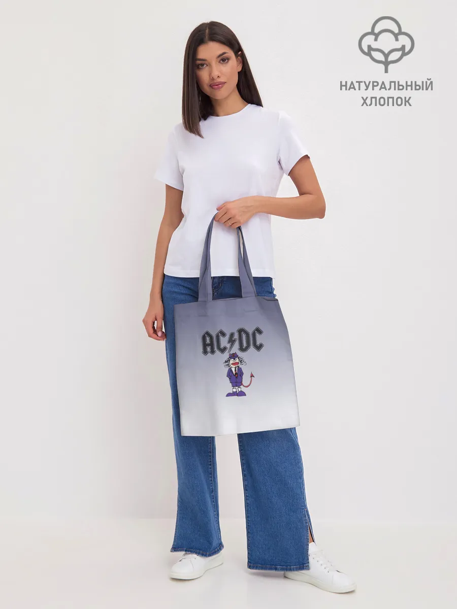 Шоппер база / Ангус Янг чертик AC/DC