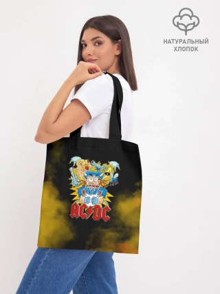 Шоппер база / Карикатура Ангус Янг - AC/DC