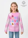Детский лонгслив хлопок / Love Tikki