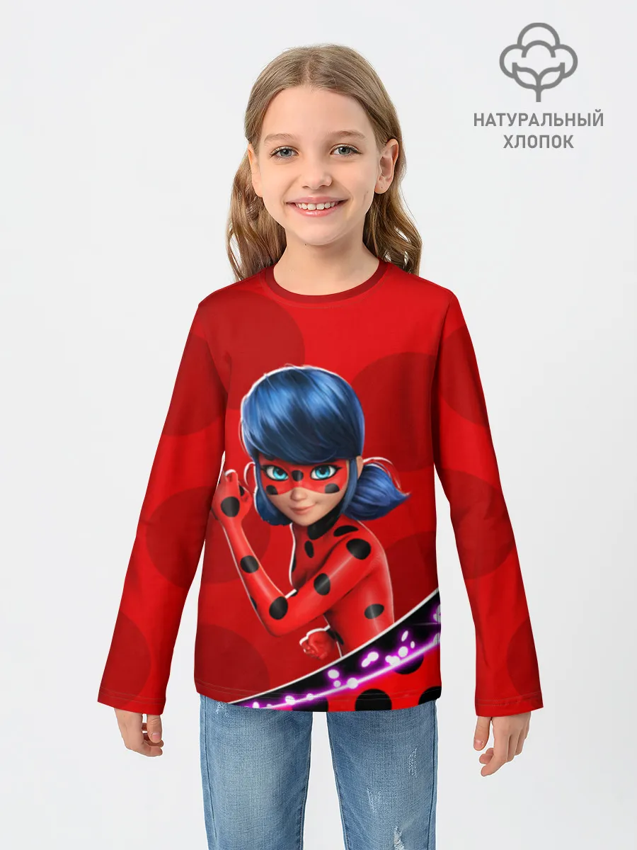 Детский лонгслив хлопок / Супер Маринет