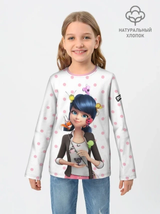 Детский лонгслив хлопок / LBWhite