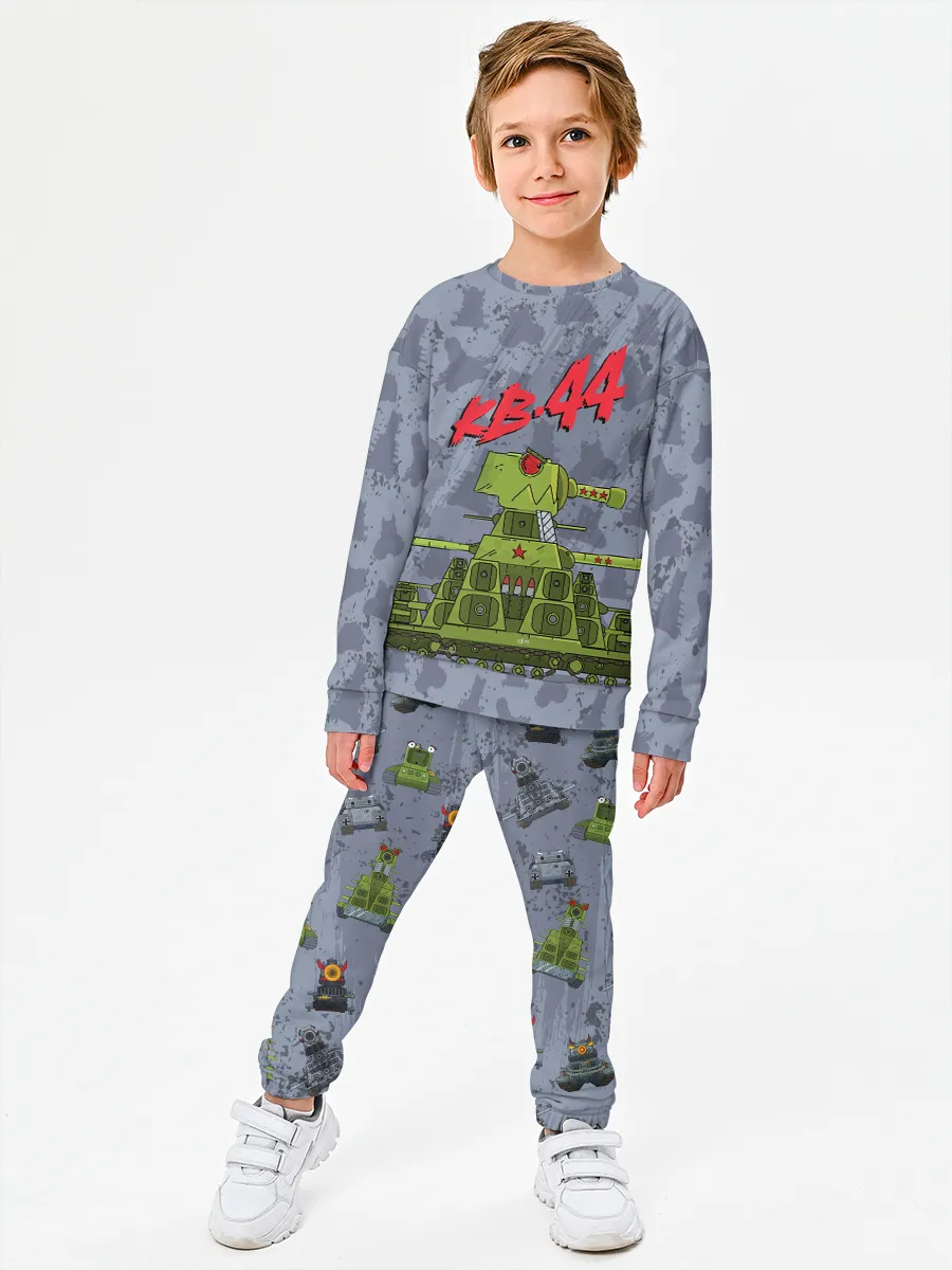 Детский костюм свитшот+штаны / Геранд КВ44