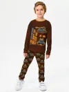 Детский костюм свитшот+штаны / Геранд Brown