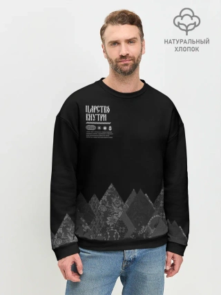 Мужской свитшот база хлопок / Русское царство