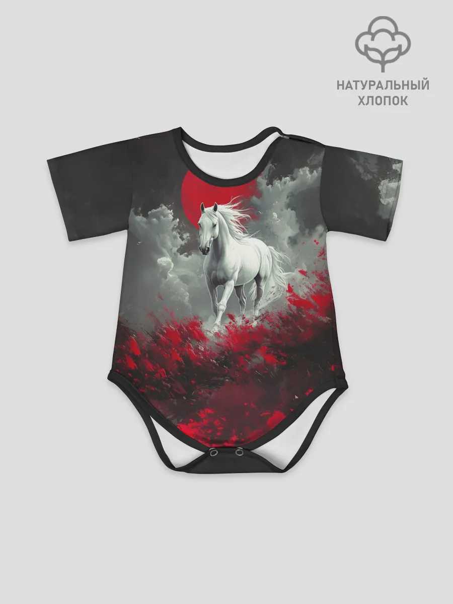Боди для малышей / Лошадь и угли