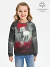 Детский свитшот хлопок / Лошадь и угли