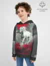 Детское худи хлопок / Лошадь и угли