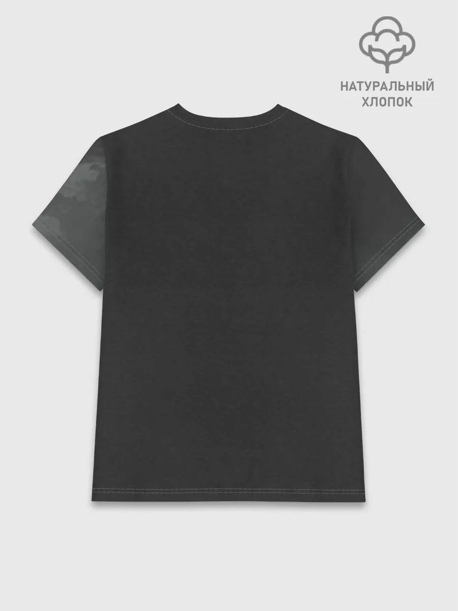 Женская базовая футболка хлопок / Лошадь и угли