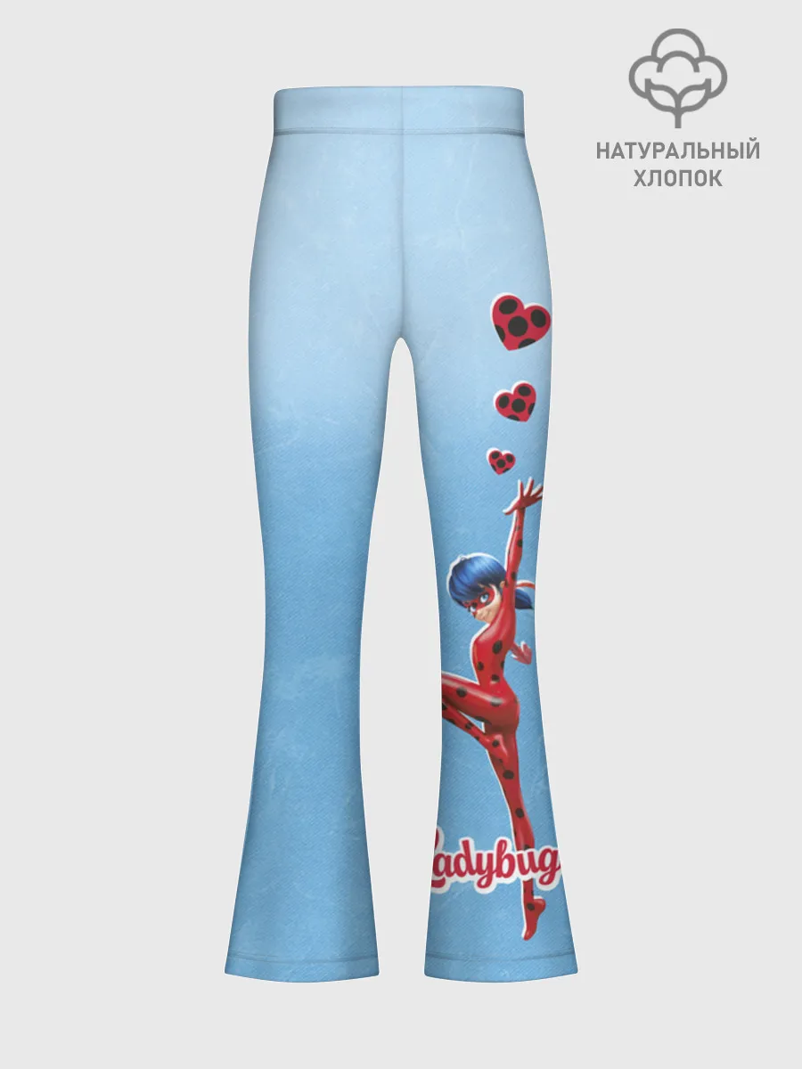 Леггинсы-клеш для девочек / Леди Баг BlueHeart