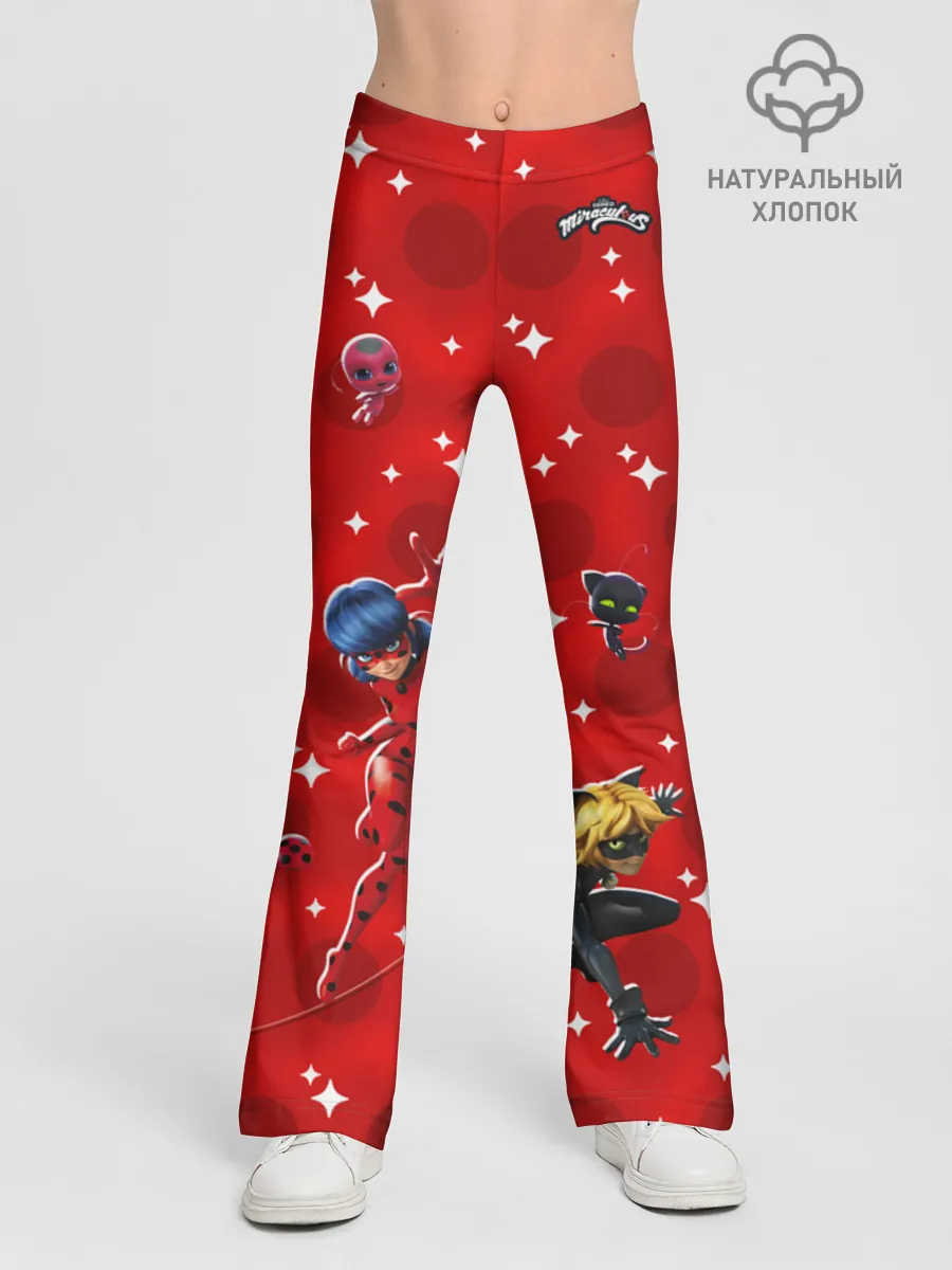 Леггинсы-клеш для девочек / Леди Баг RedStar