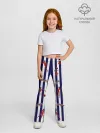 Леггинсы-клеш для девочек / Леди Баг StripsBlue