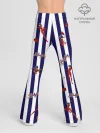 Леггинсы-клеш для девочек / Леди Баг StripsBlue