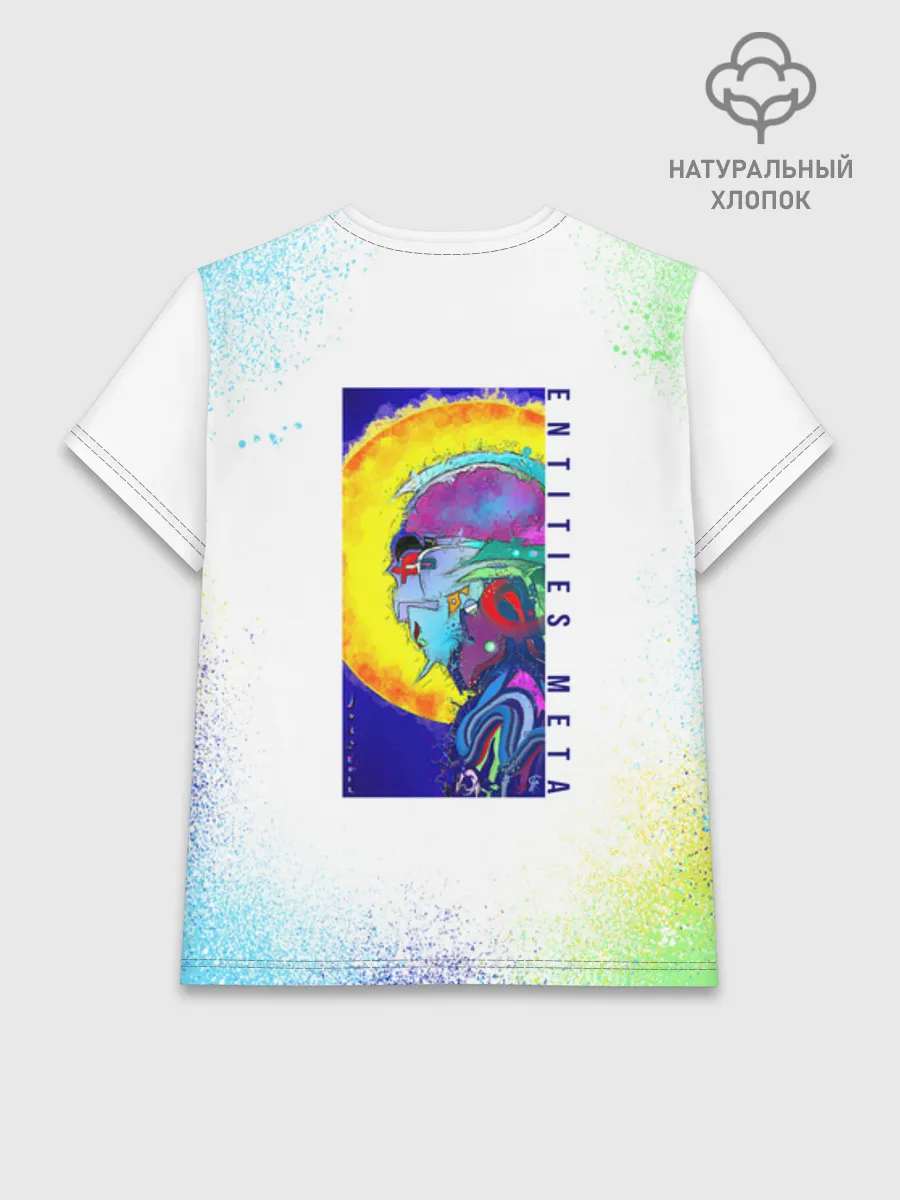 Женская базовая футболка хлопок / 887_Spray