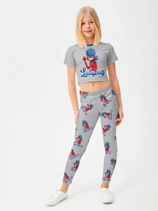 Костюм с леггинсами / Леди Баг BlueGrey